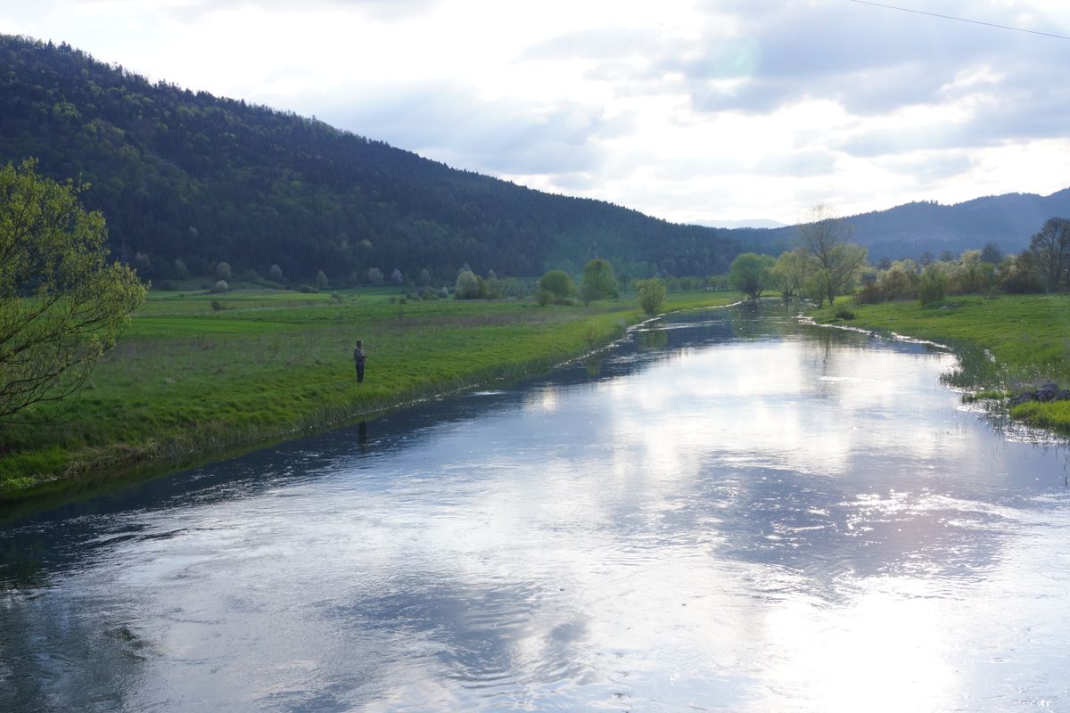 Photography of the Gacka-River in Rijeka, Croatia. The Gacka is the cleanest River in complete europe