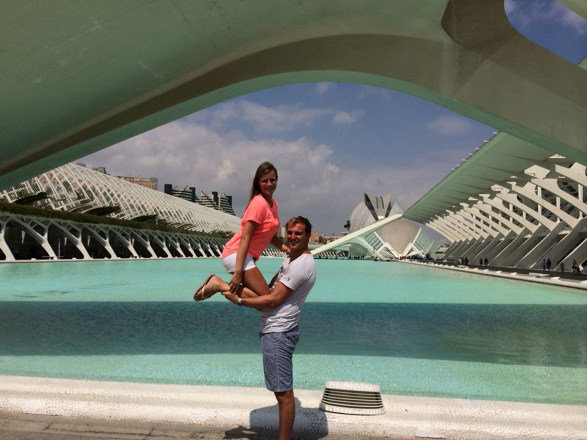 Architecture, modern pride and love, what a holiday! Viva Valencia!