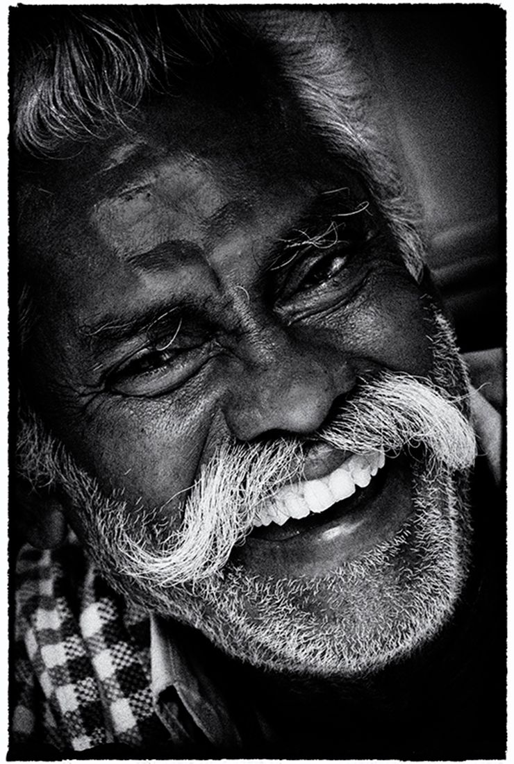 Gentleman in Kolkata happy to see his picture on the LCD of my camera.