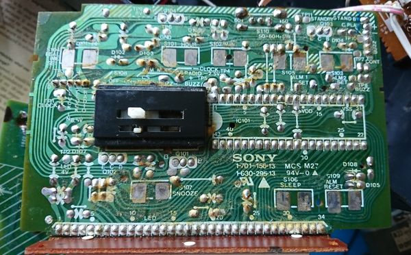 Main circuit board (rear side)