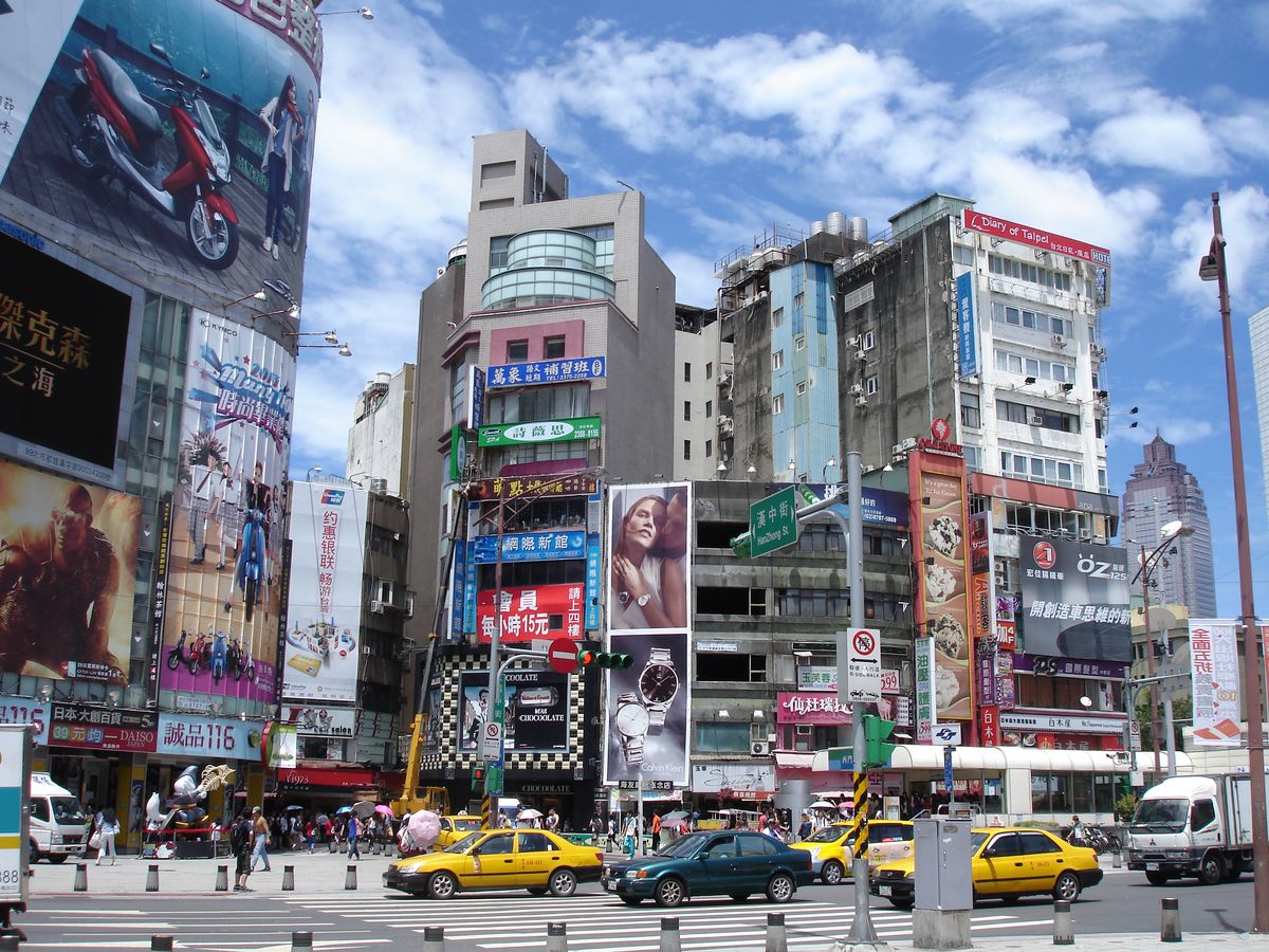 Ximending Taipei streetview