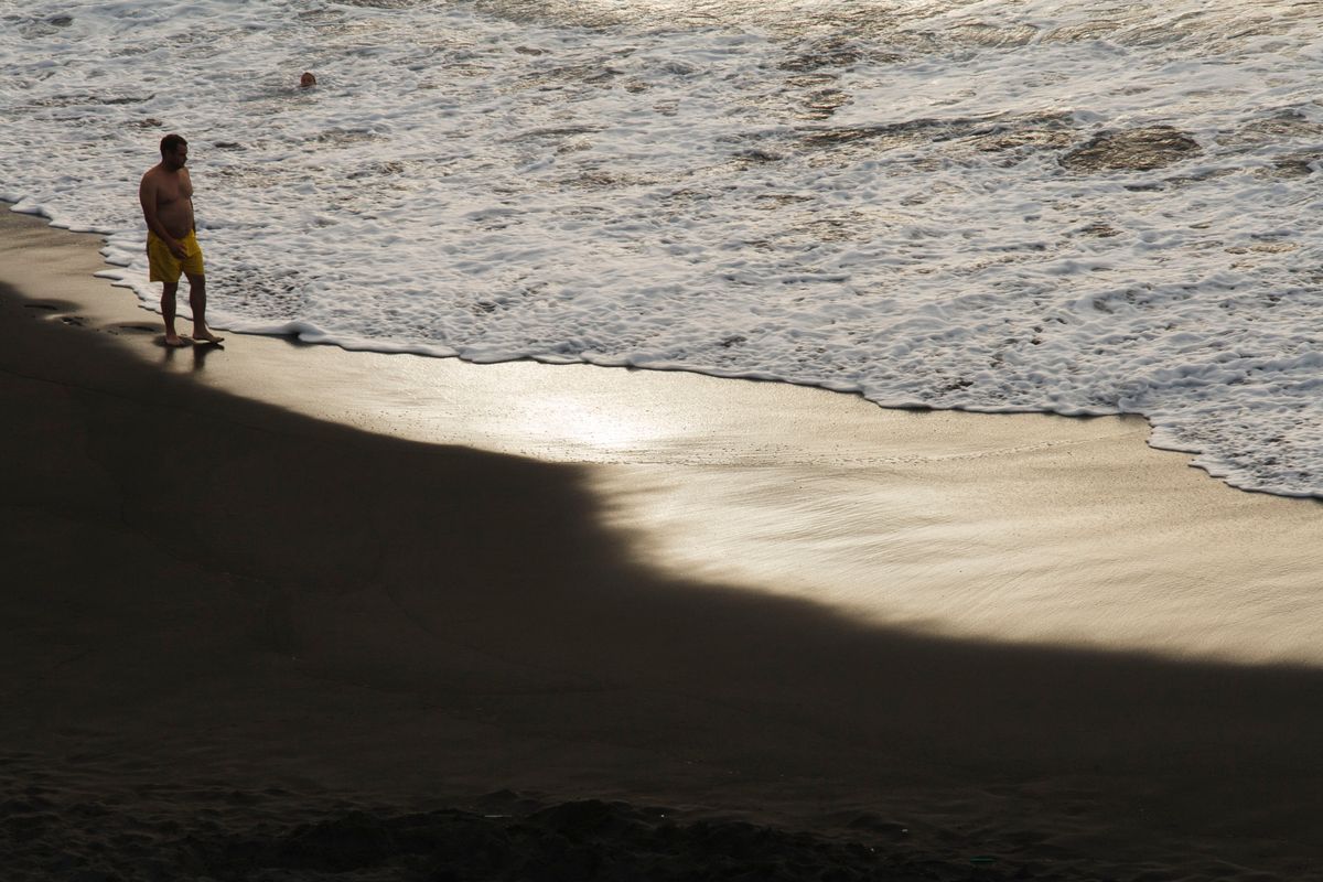 un paseo por la playa...